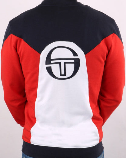 Sergio Tacchini Vero Track Top Navy/White/red