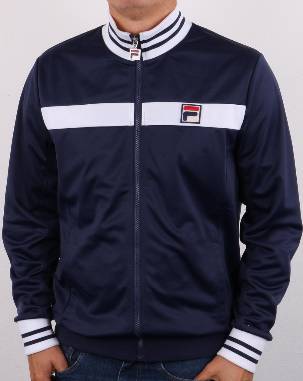 Fila Vintage Clint Track Top Navy