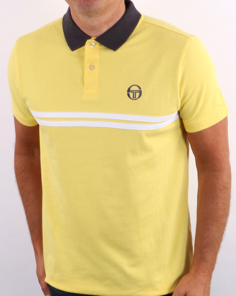 Sergio Tacchini Supermac Polo Shirt Yellow