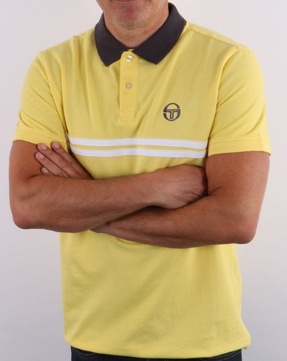 Sergio Tacchini Supermac Polo Shirt Yellow