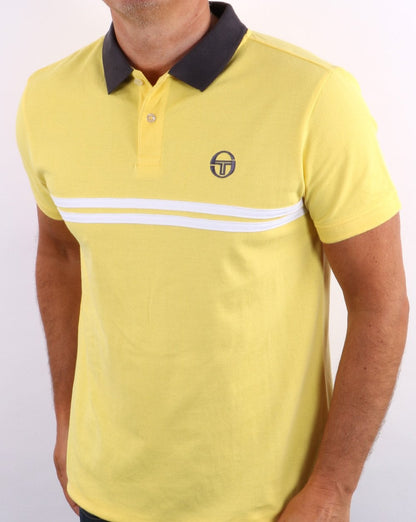 Sergio Tacchini Supermac Polo Shirt Yellow