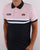 Ellesse Rimini Split Polo Shirt Navy/Pink