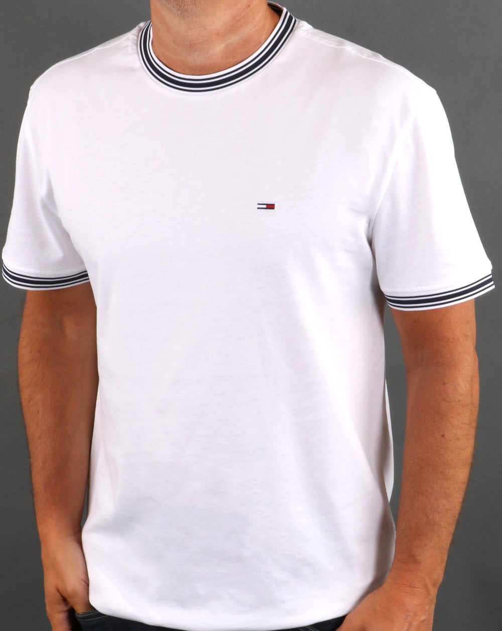 Tommy Jeans Ringer T-shirt White