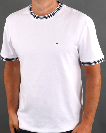 Tommy Jeans Ringer T-shirt White