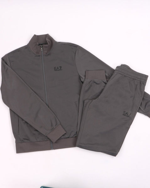 Emporio Armani EA7 Polyester Tracksuit Metal Grey