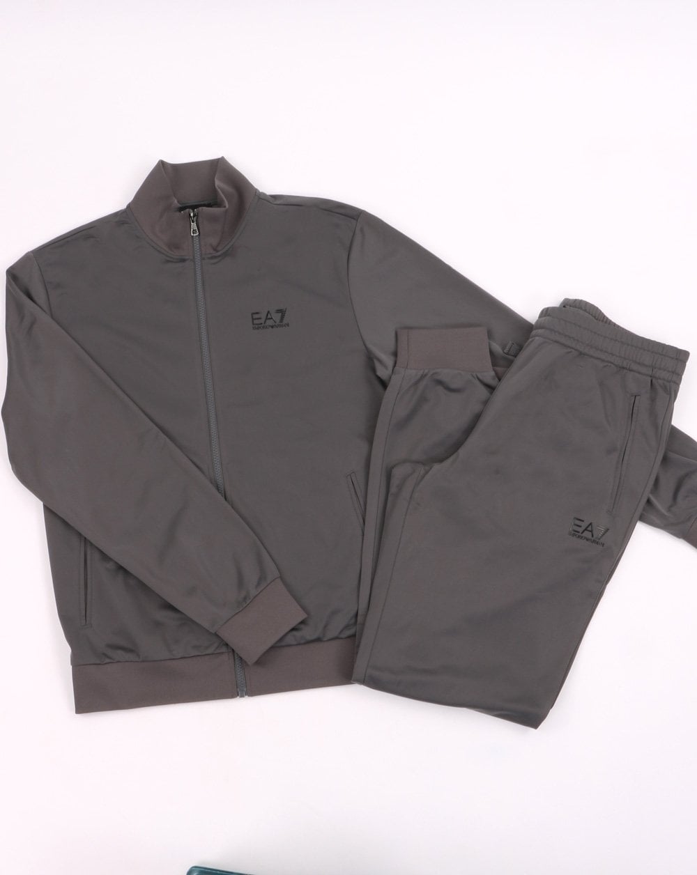 Emporio Armani EA7 Polyester Tracksuit Metal Grey