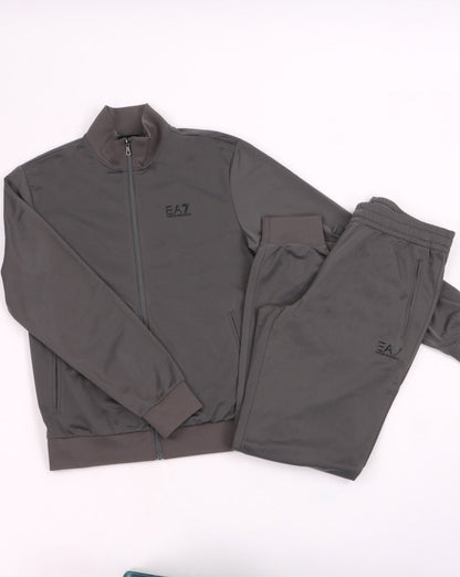 Emporio Armani EA7 Polyester Tracksuit Metal Grey