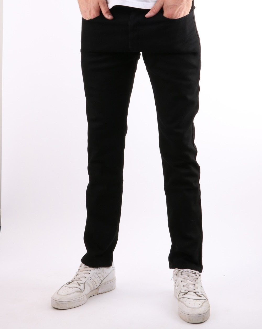 Lois Terrace Regular Taper Jeans Black