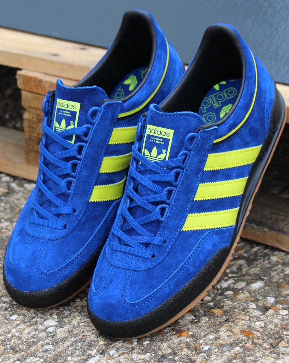 Adidas Atlantic Mk II Trainers Power Blue/Solar Yellow