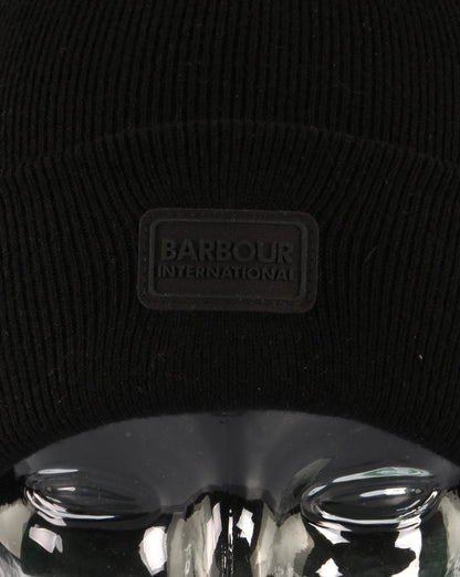 Barbour International Sensor Knit Beanie Black