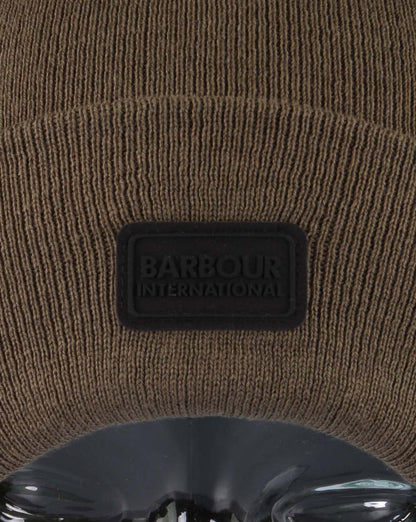 Barbour International Sensor Knit Beanie Khaki