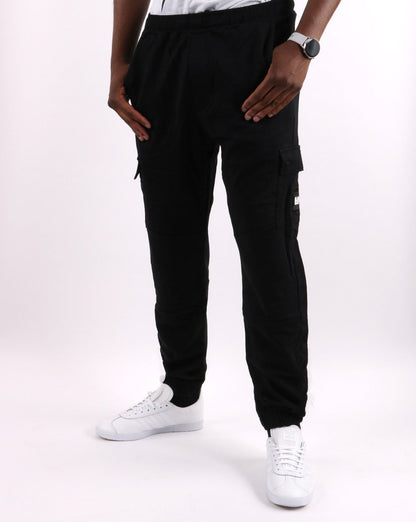 Weekend Offender Kwale Cargo Jog Pants Black