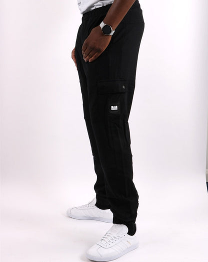 Weekend Offender Kwale Cargo Jog Pants Black