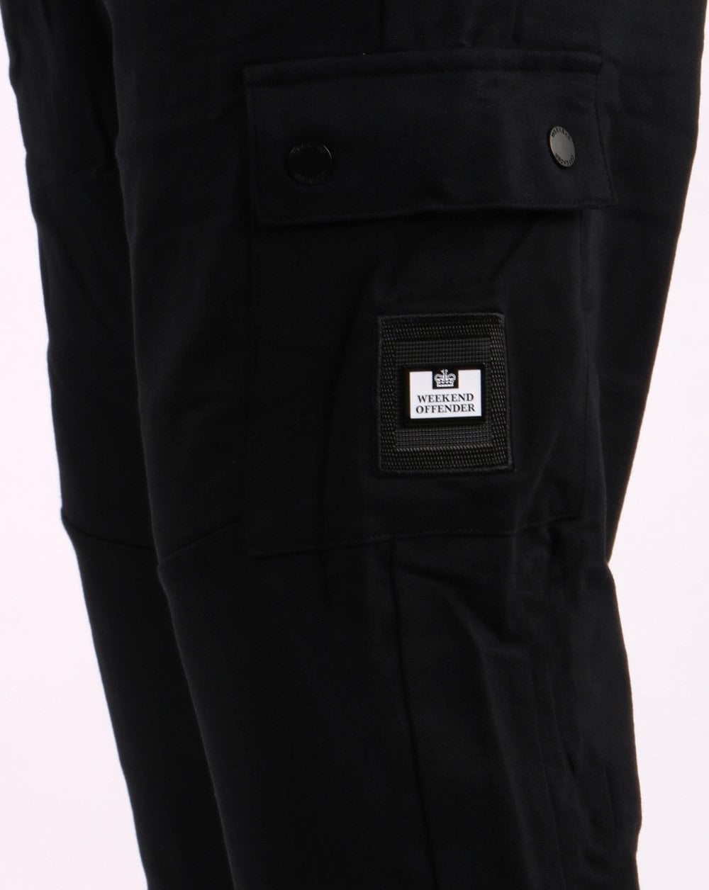 Weekend Offender Kwale Cargo Jog Pants Black