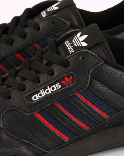 Adidas Continental 80 Stripes Trainers Black/navy/red