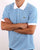 Lacoste Stripe Polo Shirt White/Blue