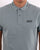 Barbour International Essential Tipped Polo Grey Blue