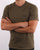 Barbour International Small Logo T-shirt Dusky Khaki