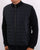 Barbour Baffle Zip Thru Navy