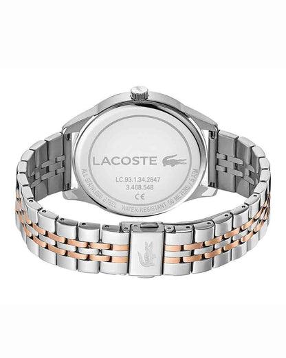 Lacoste Vienna Watch Silver/R. Gold/Navy