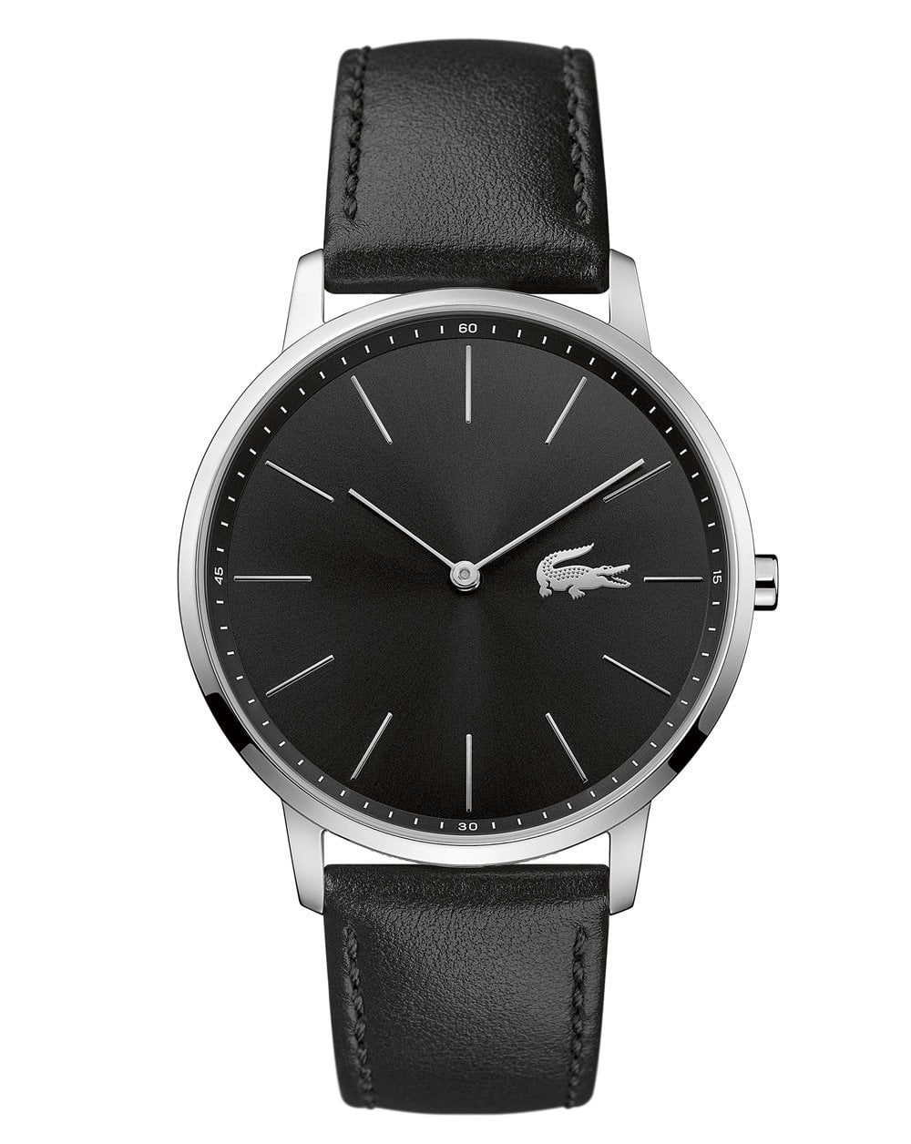 Lacoste Moon Watch Black Leather