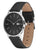 Lacoste Moon Watch Black Leather