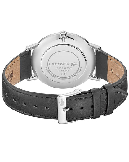 Lacoste Moon Watch Black Leather
