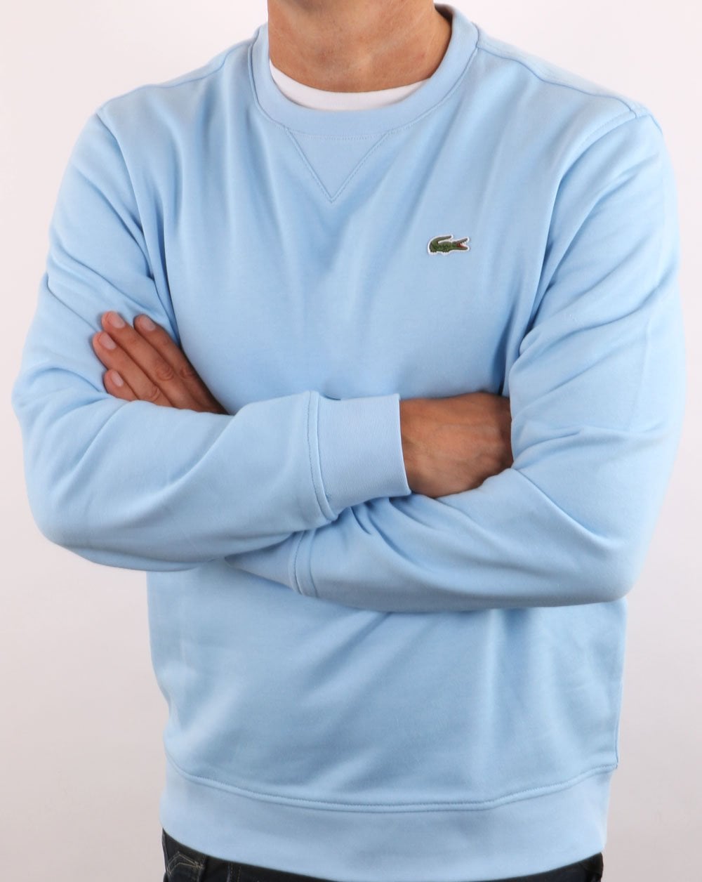 Lacoste Crew Neck Sweatshirt Sky Blue