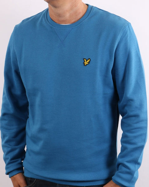 Lyle & Scott Crew Neck Sweatshirt Yale Blue