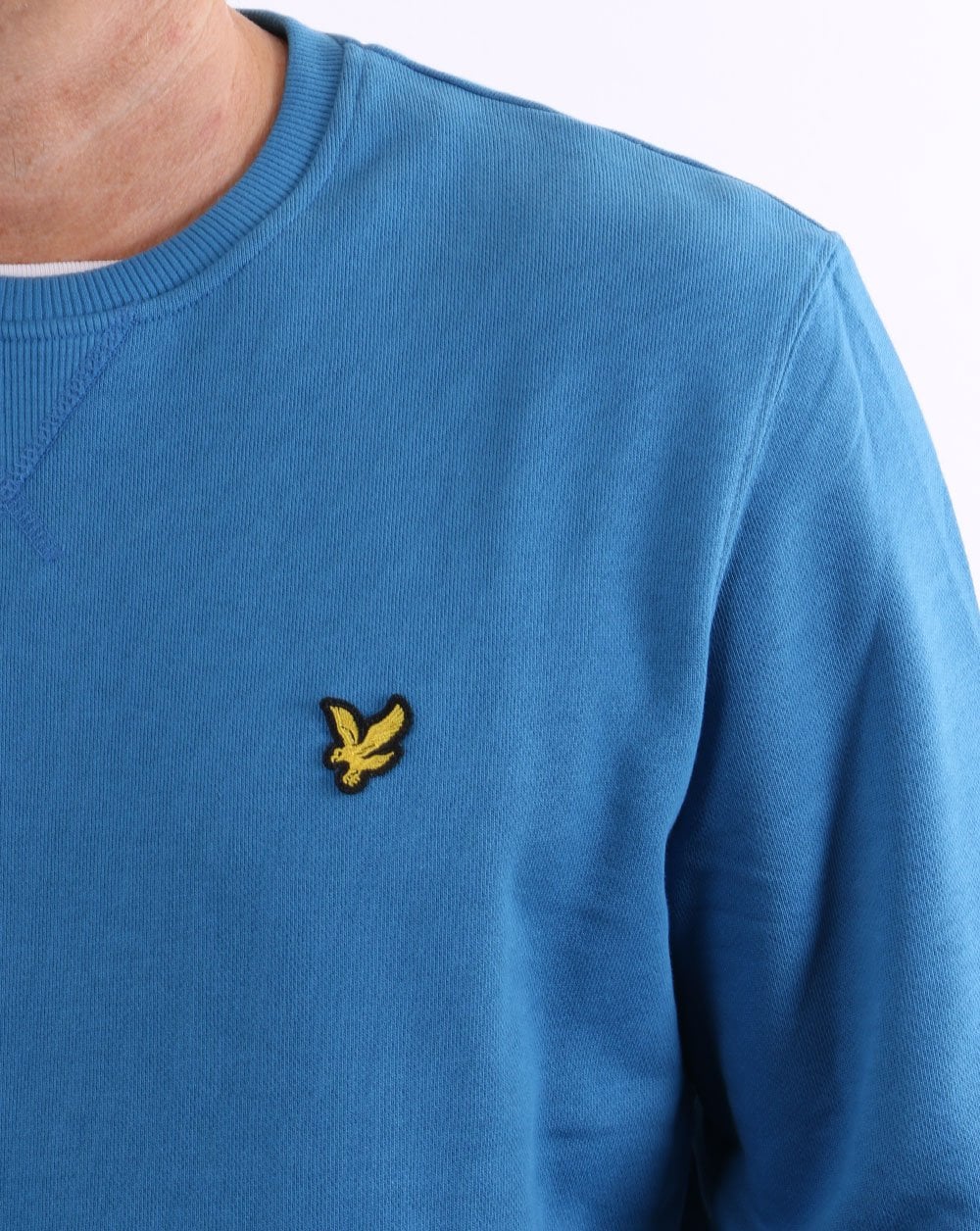 Lyle & Scott Crew Neck Sweatshirt Yale Blue