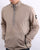 Weekend Offender Covington Half Zip Beige