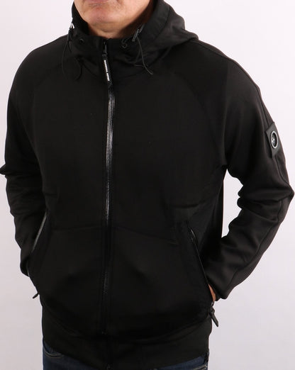Marshall Artist Softshell Hooded Track Jacket Black