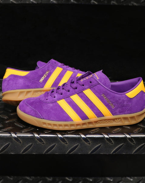 Adidas Hamburg Trainers Purple/ Gold