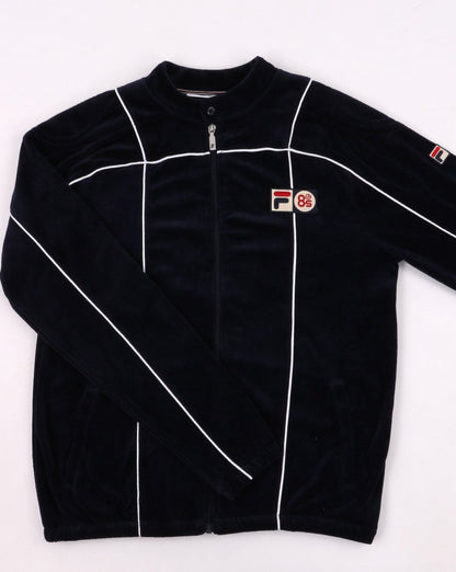 Fila Vintage Terrinda Velour Pro Badge Track Navy/white