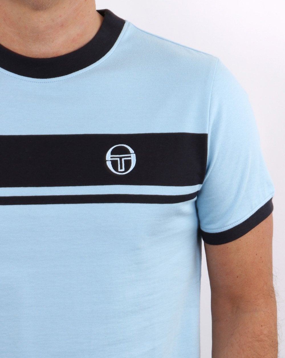 Sergio Tacchini Masters T Shirt Sky/navy