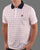 Fila Vintage Check Polo Shirt Chalk Pink/navy