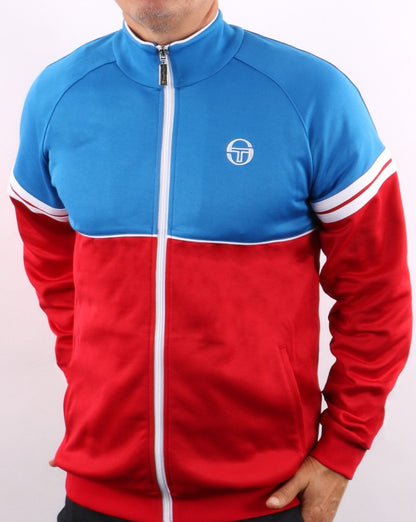 Sergio Tacchini Orion Track Top French Blue/Red