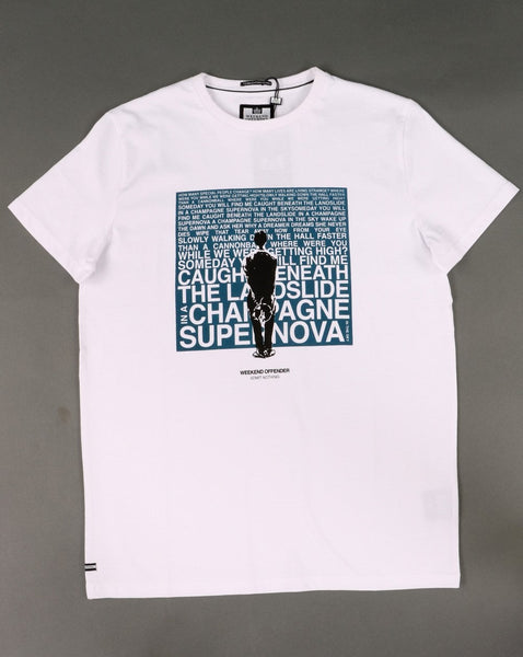 Weekend Offender Supernova T-shirt White