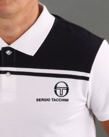 Sergio Tacchini New Young Line Polo Shirt White/Navy