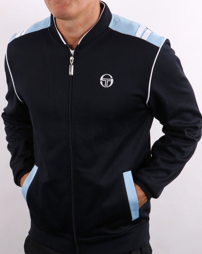 Sergio Tacchini Sammy Track Top Navy/Sky Blue