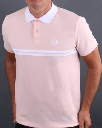 Sergio Tacchini Supermac Polo Shirt Blush Pink