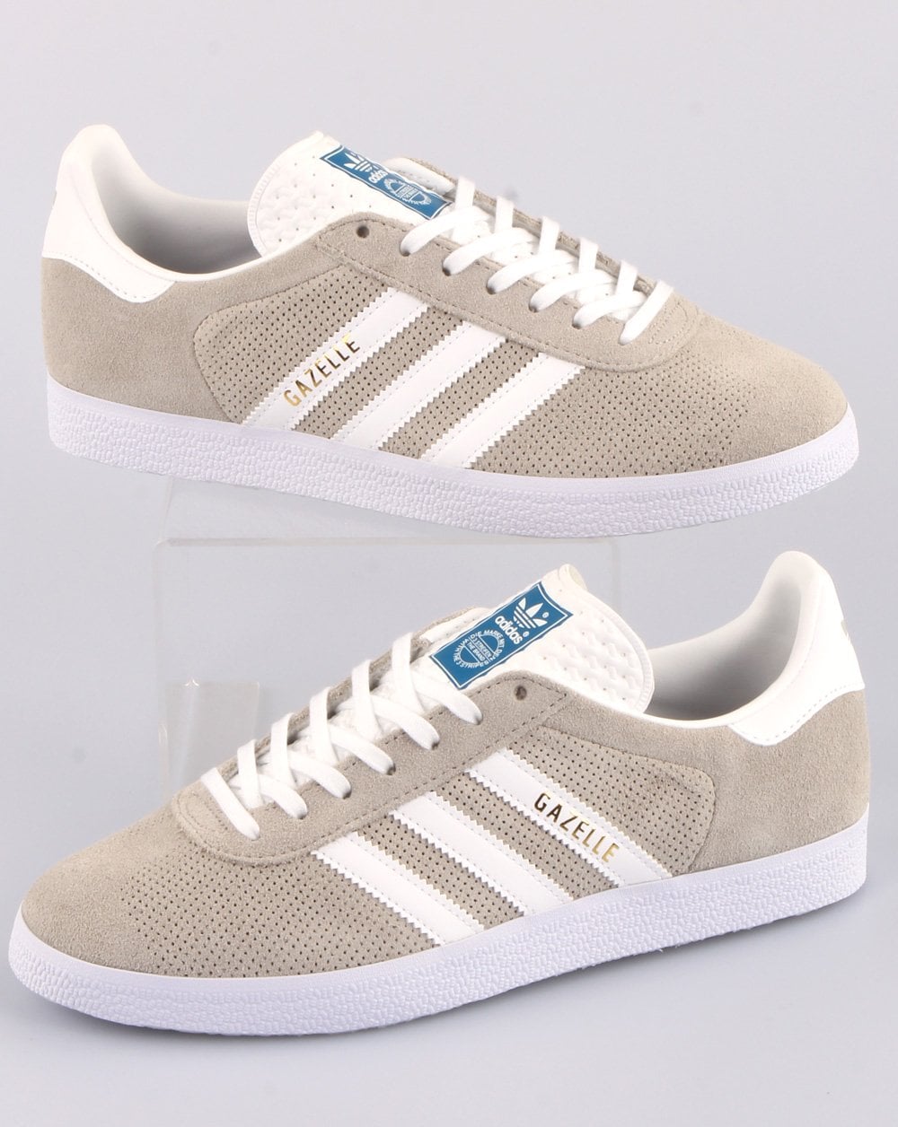 Adidas Gazelle Trainers Grey/white