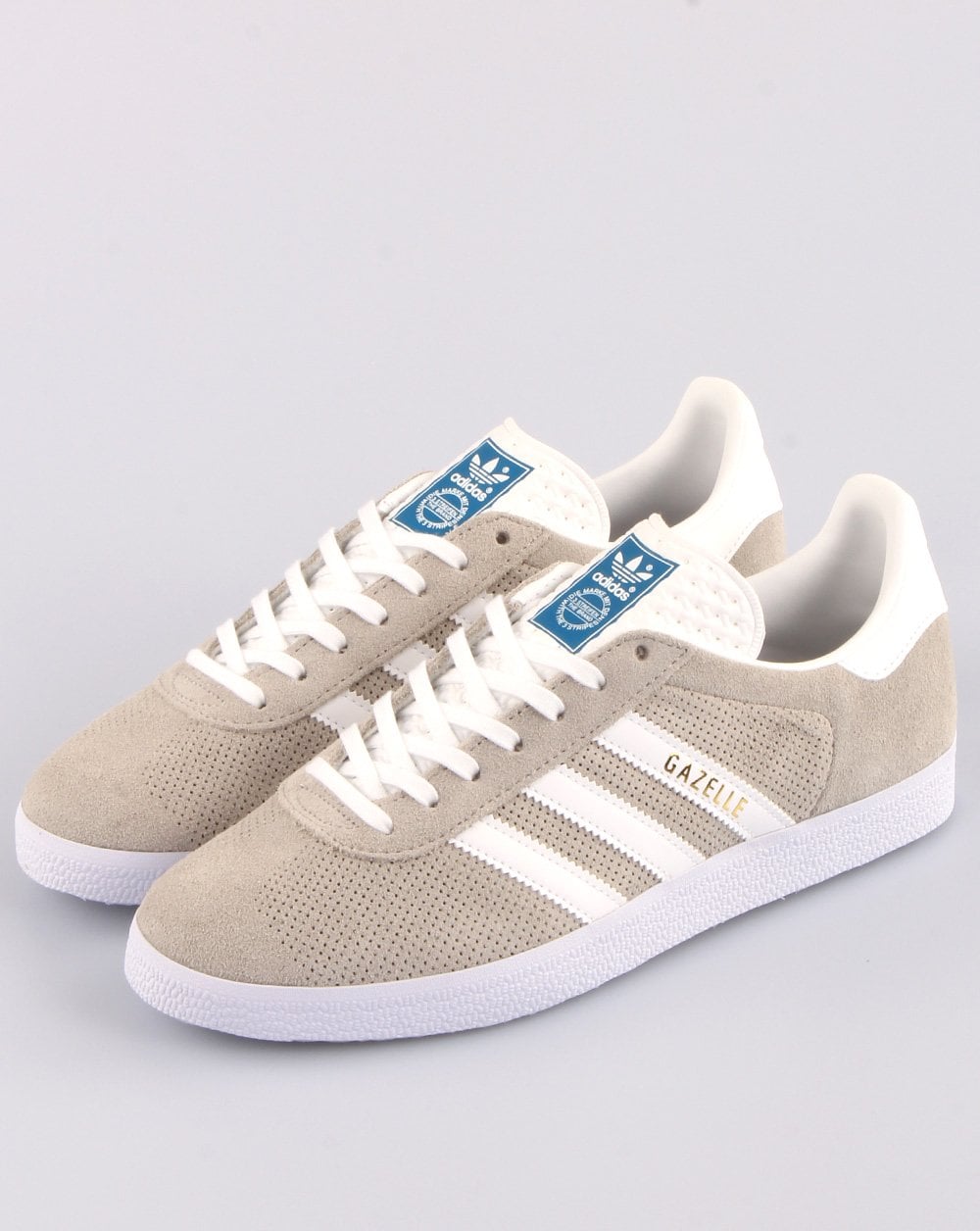 Adidas Gazelle Trainers Grey/white