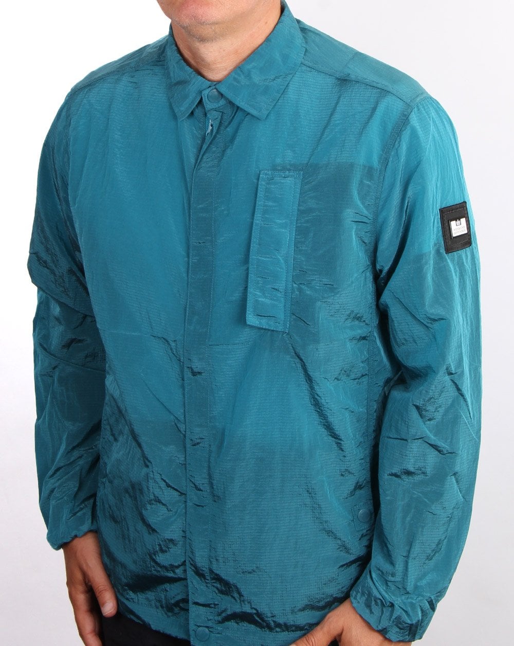 Weekend Offender Sorvino Overshirt Teal