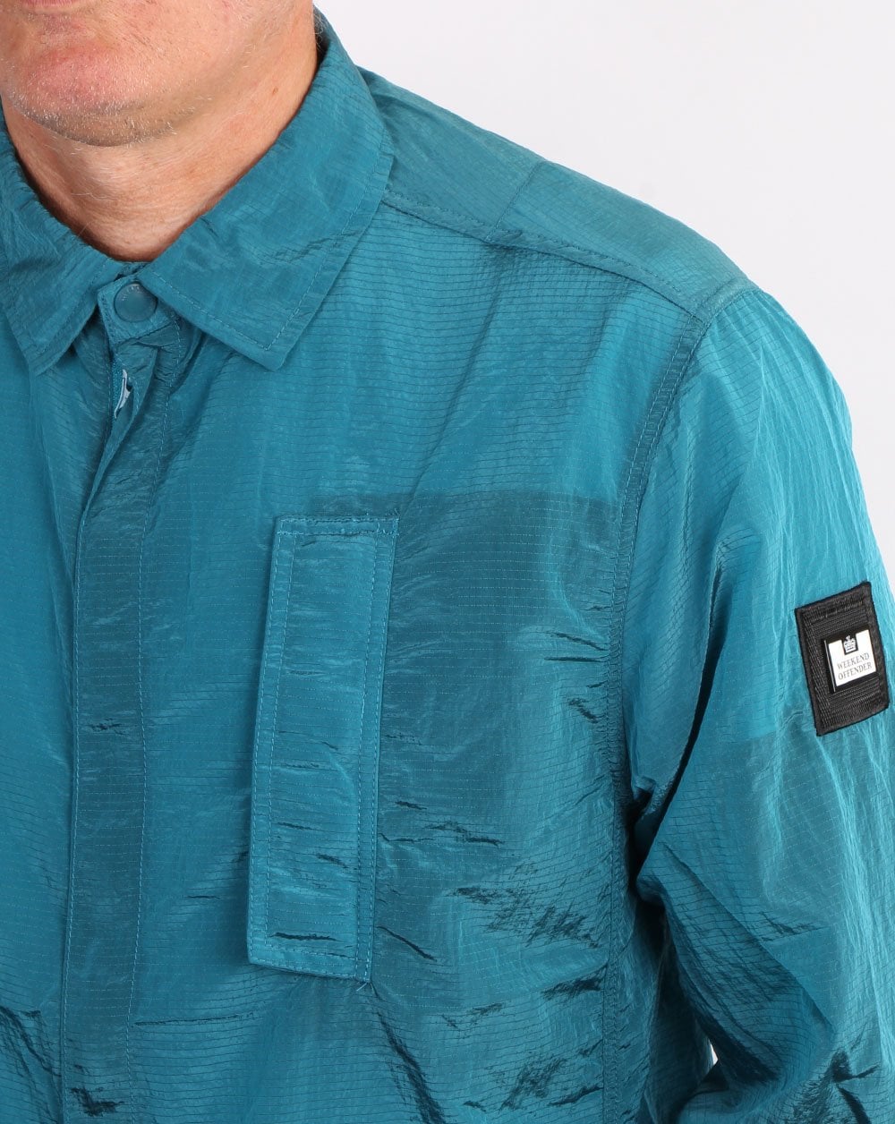Weekend Offender Sorvino Overshirt Teal