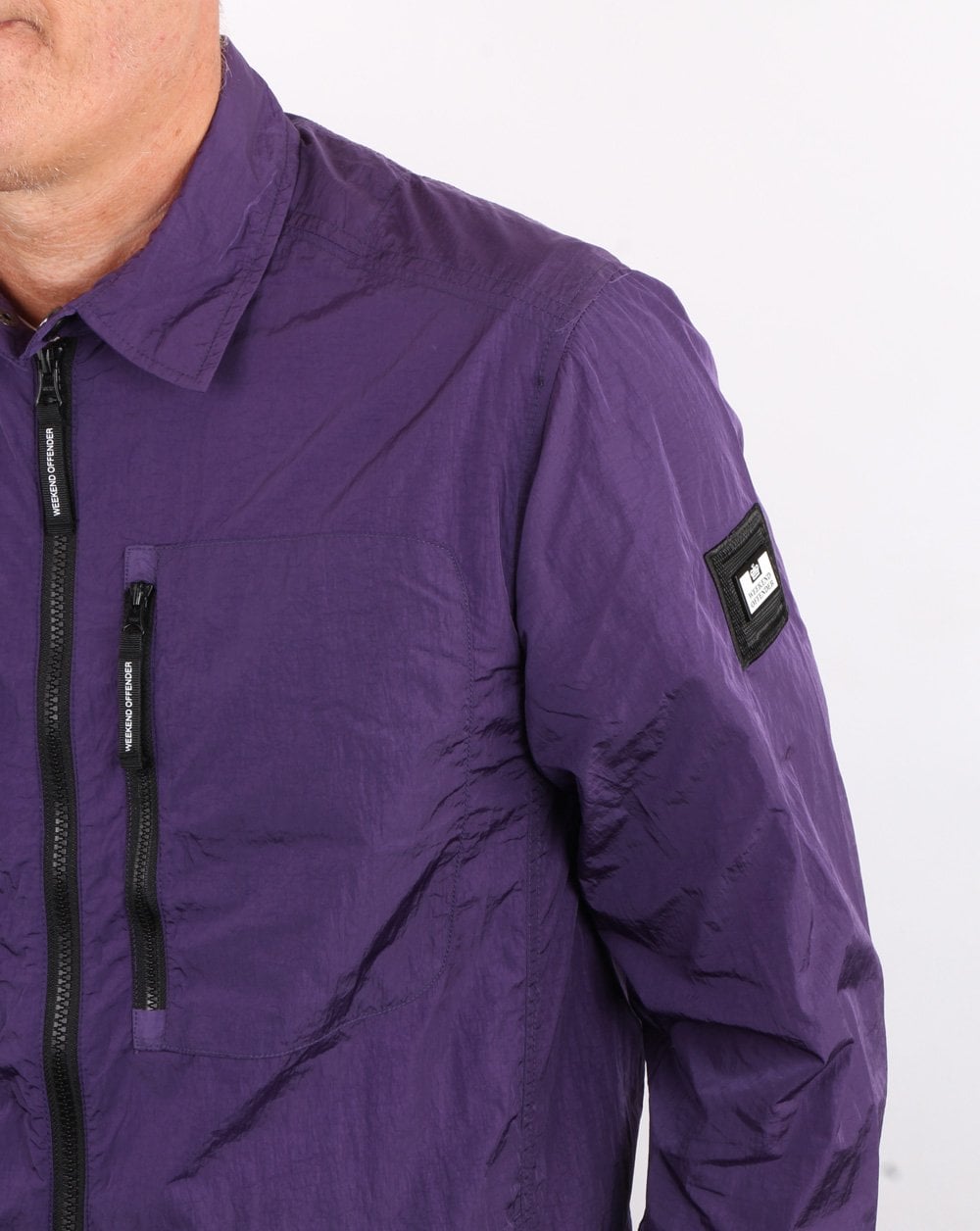 Weekend Offender Nicky Eyes Overshirt Deep Purple
