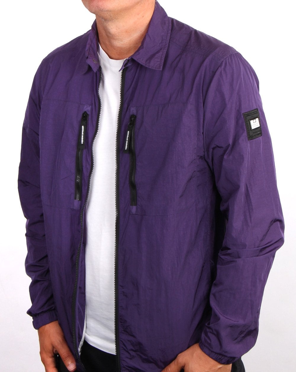 Weekend Offender Nicky Eyes Overshirt Deep Purple