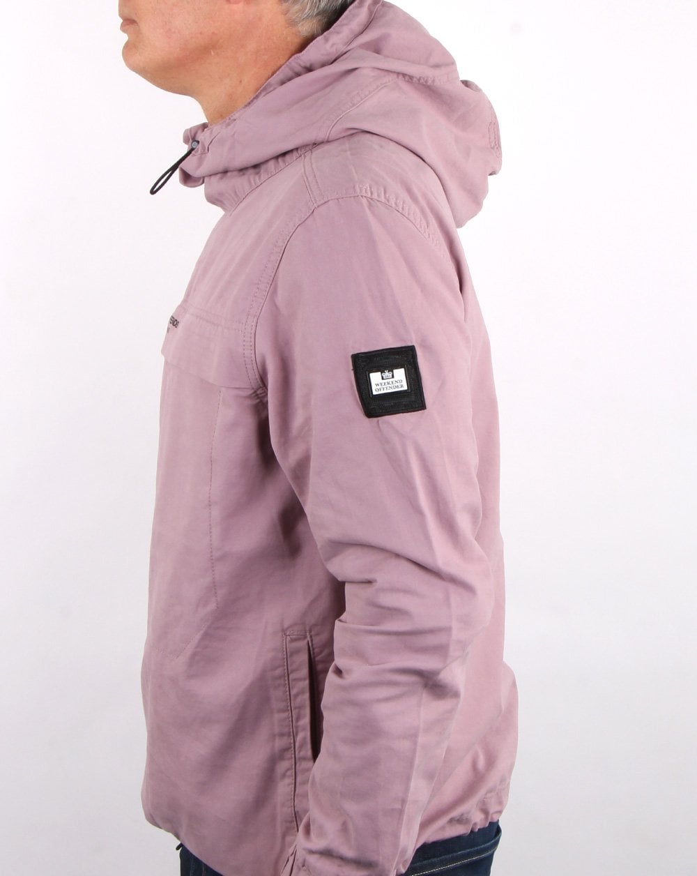 Weekend Offender Ortega Overhead Jacket lilac Wash