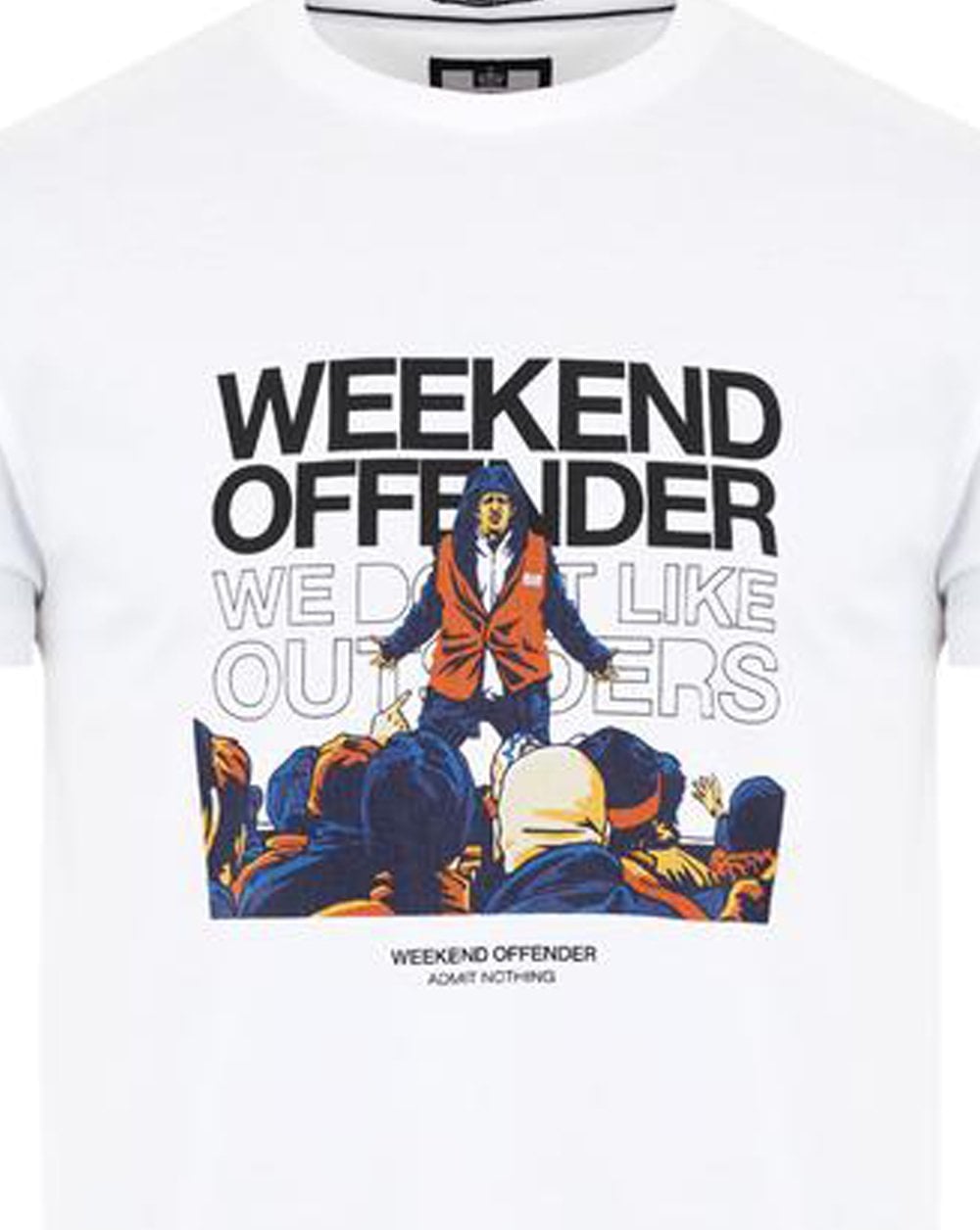 Weekend Offender Bovver T-shirt White