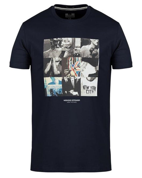 Weekend Offender Nine T-shirt Navy